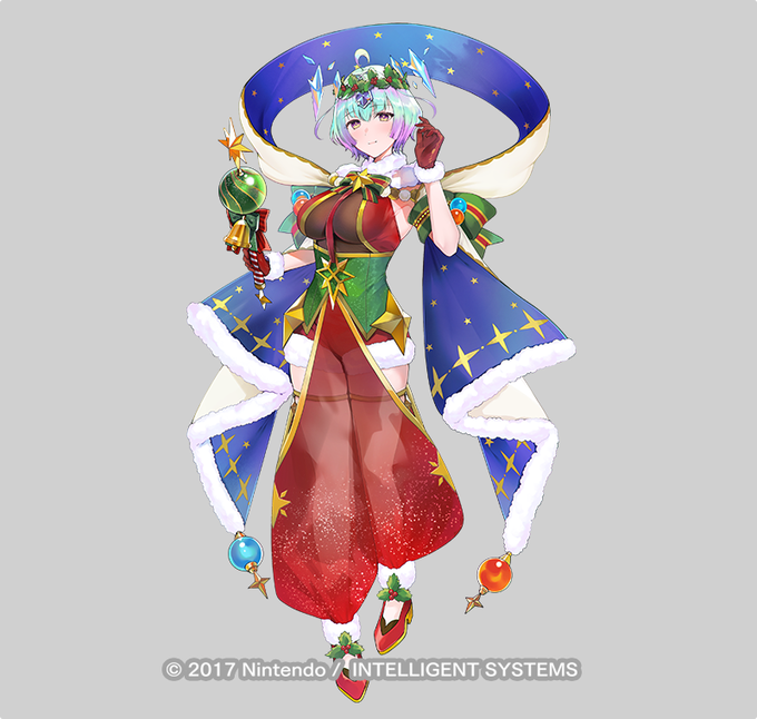 【お仕事】「ファイアーエムブレム ヒーローズ」にて聖夜に灯す希望 セイズさんを担当させていただきました!よろしくお願いいたします!🎄#FEヒーローズ 