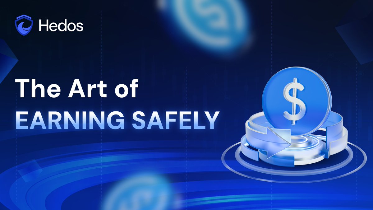 💸 The Art of Earning Safely Many people think earning in crypto is like a  gamble. But the truth is — smart #DeFi users can still earn safely, even  when the market