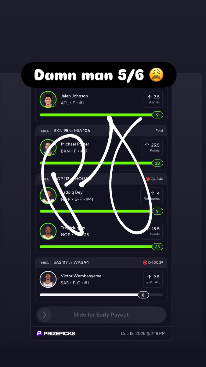 Miss_jackson221's tweet image. BANG BANG @PrizePicks got all my coins back plus MORE after @ChalkboardHQ robbed me withhh the shitty ass discounts 😩💥‼️ #PrizePicksNFL #PrizePicksNBA #bangout