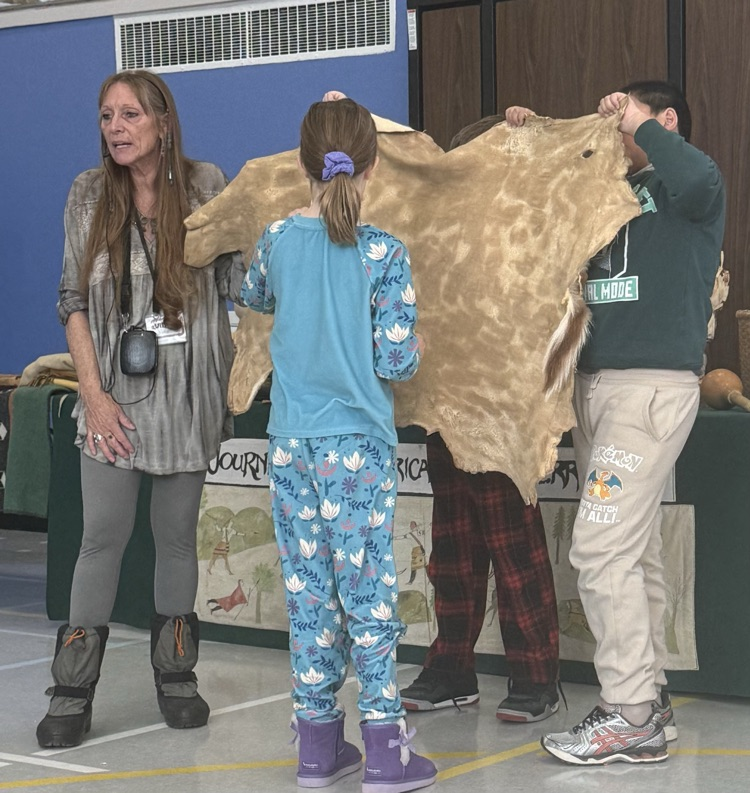 Our 4th graders stepped into the shoes of the Eastern Woodland Indians, learning about their cultures, traditions, and way of life!  We are so appreciative to our friends of the Journeys into American Indian Territory program for this authentic experience! <a href="/emeadowschools/">East Meadow Schools</a>