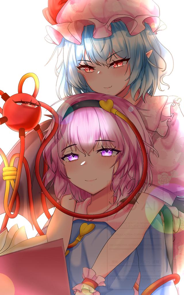 HirwanNew's tweet photo. The eyes and the Scarlet...❤️🦫

#レミリア・スカーレット #古明地さとり  #イラスト #東方Project https://t.co/G9DNwUgmOO