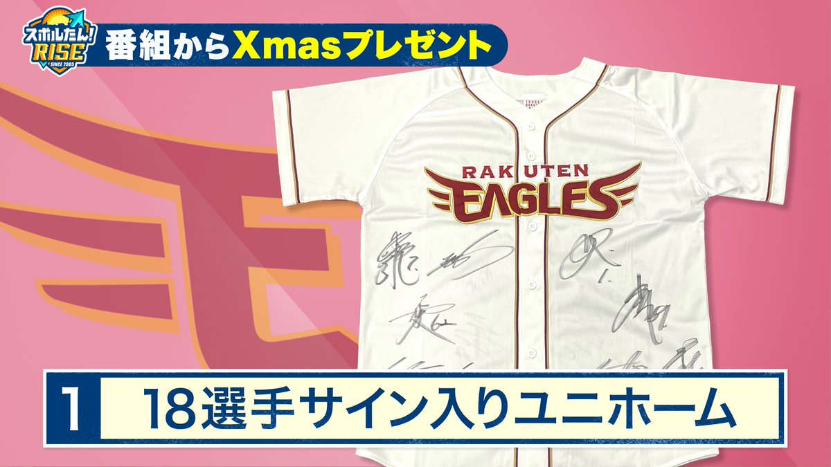 ①楽天イーグルス⚾ ≪18選手直筆サイン入りユニホーム≫ 岡島豪郎