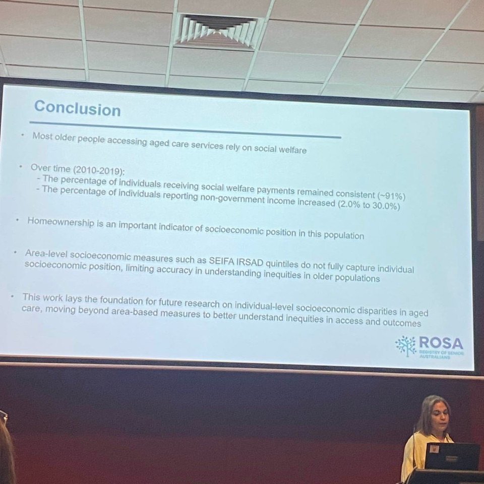 Registry of Senior Australians (ROSA) tweet media