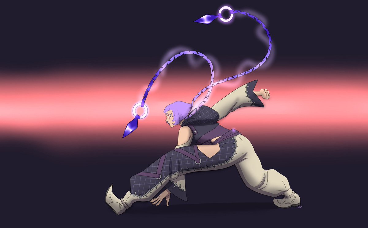 TheRileyOMalley's tweet photo. Vital Weapon - Sister Chakram
#RileyArt #RileyOCs #gachiakuta https://t.co/ZjHpIJzfG1