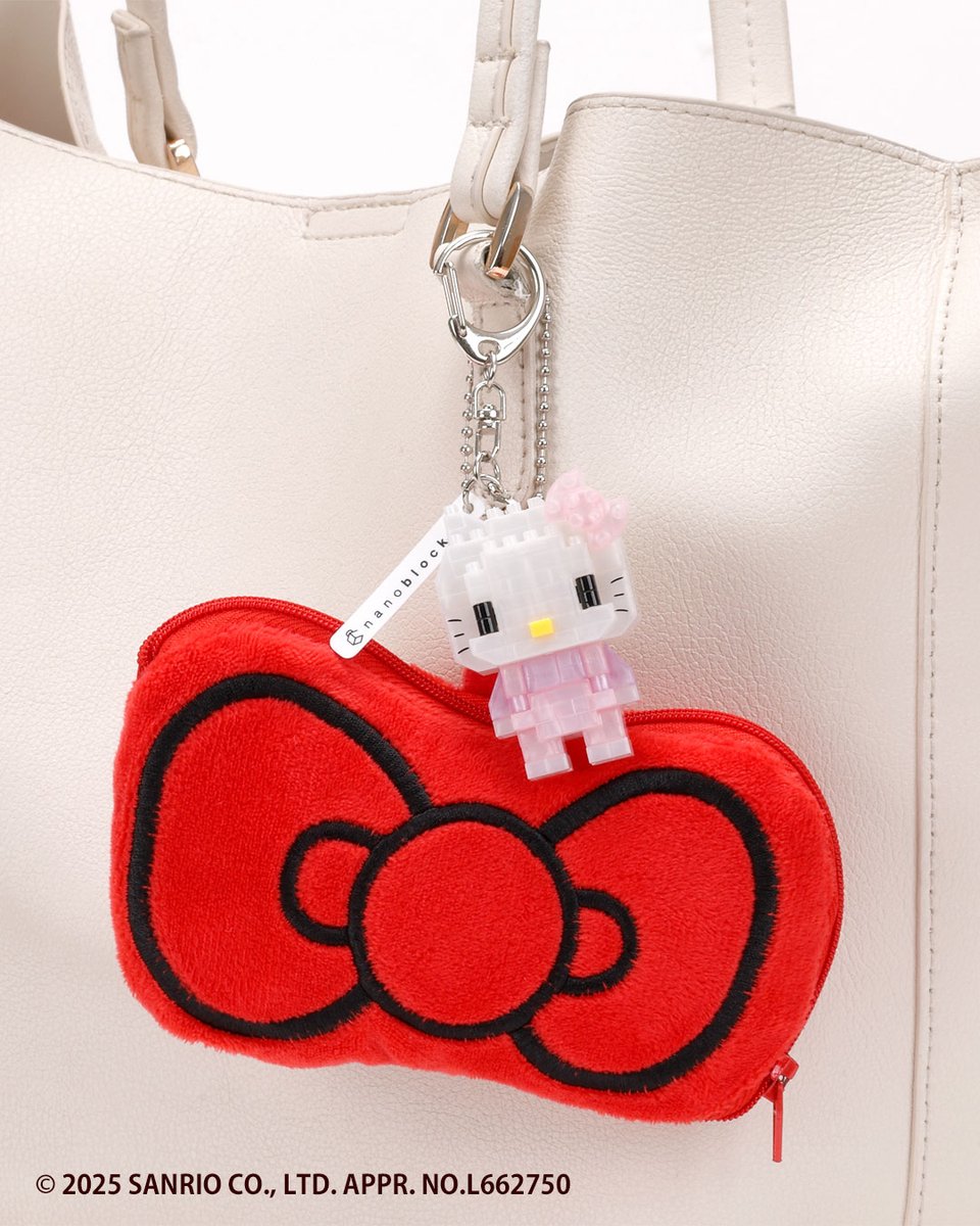 💗⋱⋰🩵⋱⋰❤⋱⋰💛
　  ナノブロック/n-fig 
　　　　　♡
   #ときめきキャンペーン
💛⋱⋰❤⋱⋰🩵⋱⋰💗

💖#サンリオキャラクターズ の限定グッズが当たる💖

♡A賞 
 #ハローキティ の  #エヌフィグ
限定パールカラー🫧✨

♡B賞
しまうと、"ハローキティのリボン🎀”になるエコバッグ👜❤