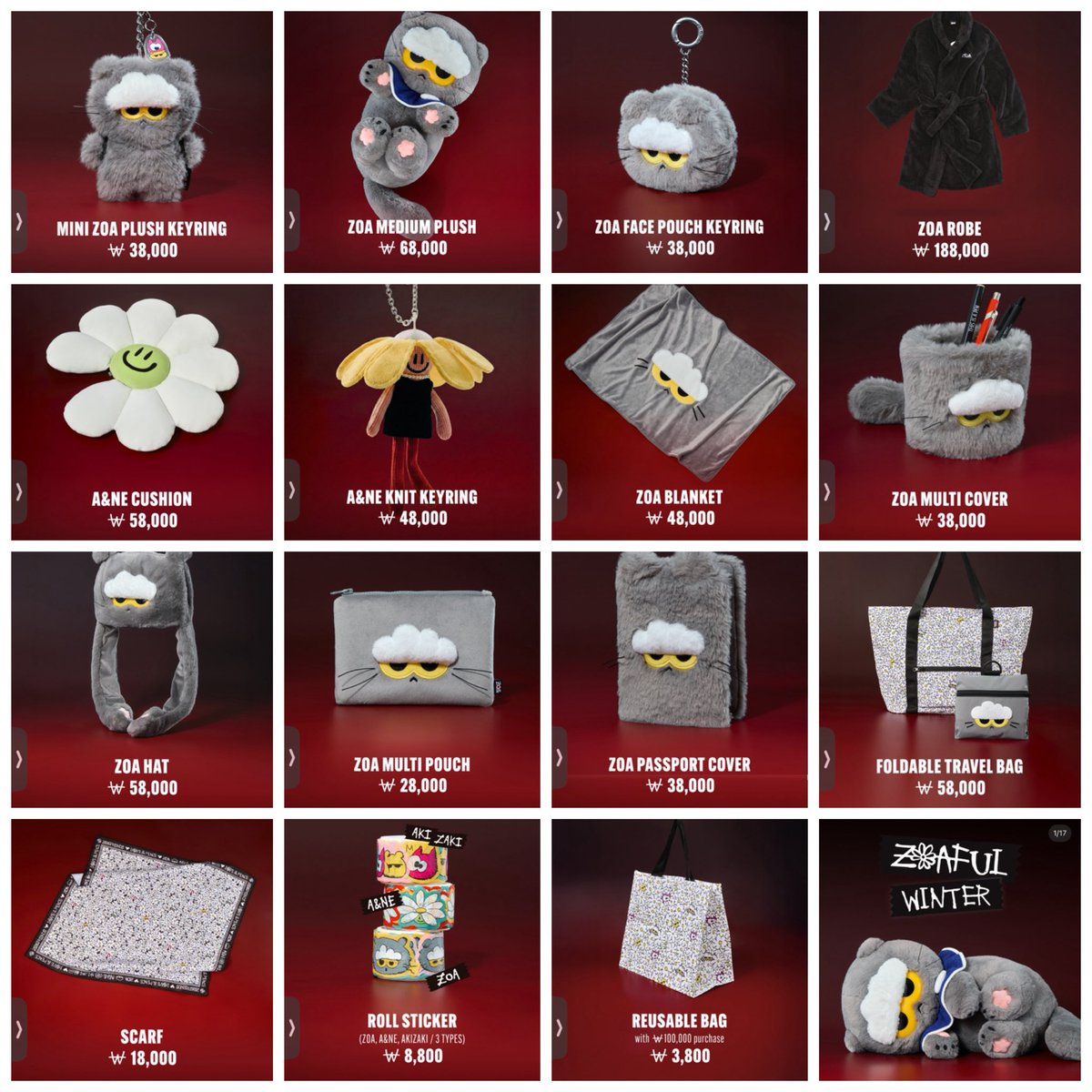 WTS Open Proxy KR - INA🇰🇷

LINE FRIENDS
G-DRAGON ZOA &amp; FRIENDS
ZOAful Winter Collection POP-UP

✨ Price: + 5.000₩ / item
✨ Ship to Korean address
✨ Hand carry available (by request)

📩 DM to order
⚠️ Limited slot

#GDRAGON #PEACEMINUSONE
#ZOA #ZOAANDFRIENDS
#jastipkorea