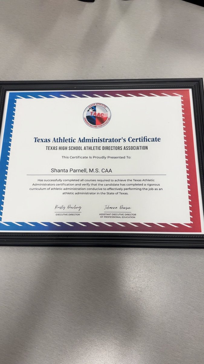 Coach Shanta Parnell, MSED, CAA, TAAC tweet media