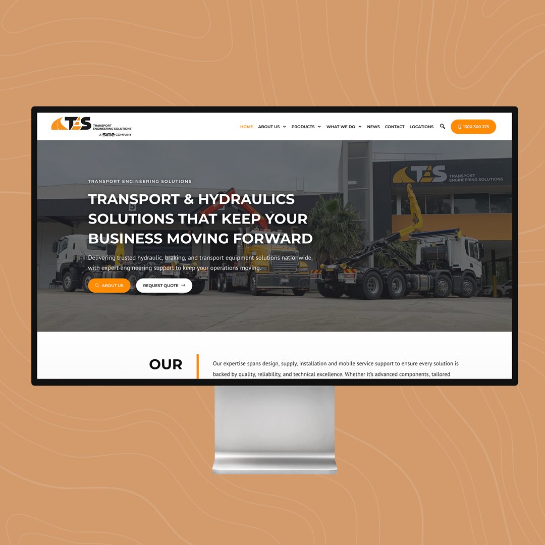 robertmullineux's tweet photo. Fresh new coat of pixels for Transport Engineering Solutions. 🖥️📲🚀 #webdesign #webdev #digitalmarketing https://t.co/6tCTVAeUPn