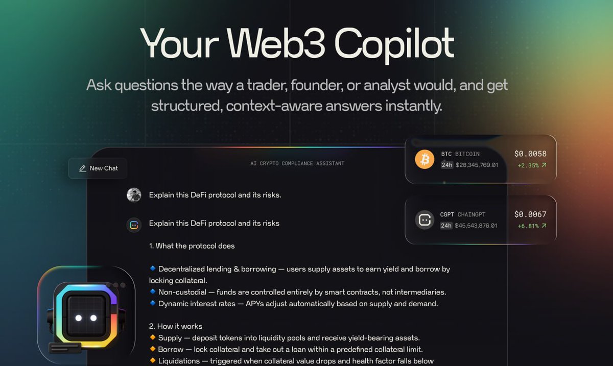 Ever notice how crypto gets easier the moment you have the right tools? 👀

That’s exactly the vibe I’m getting from ChainGPT’s AI Hub v2.

They didn’t just add another feature, they pulled the whole Web3 AI experience into one clean hub. Research, trading, security, compliance,