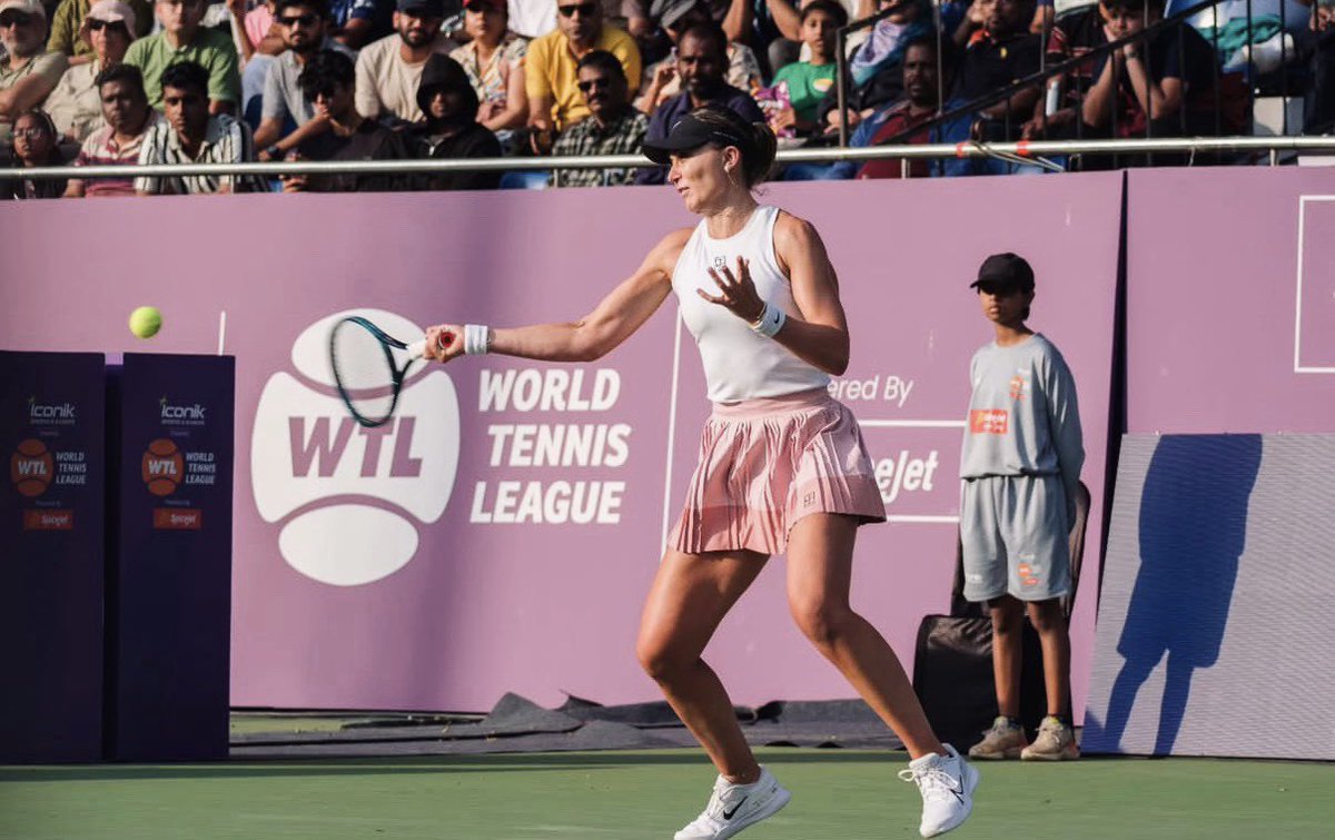 paulabadosa's tweet photo. Enjoying every minute back on court again. Feels good to be back doing what I love the most! ❤️ @TennisWorl76726 

Thank you India for the amazing hospitality 🙏 https://t.co/aOQonI04zt