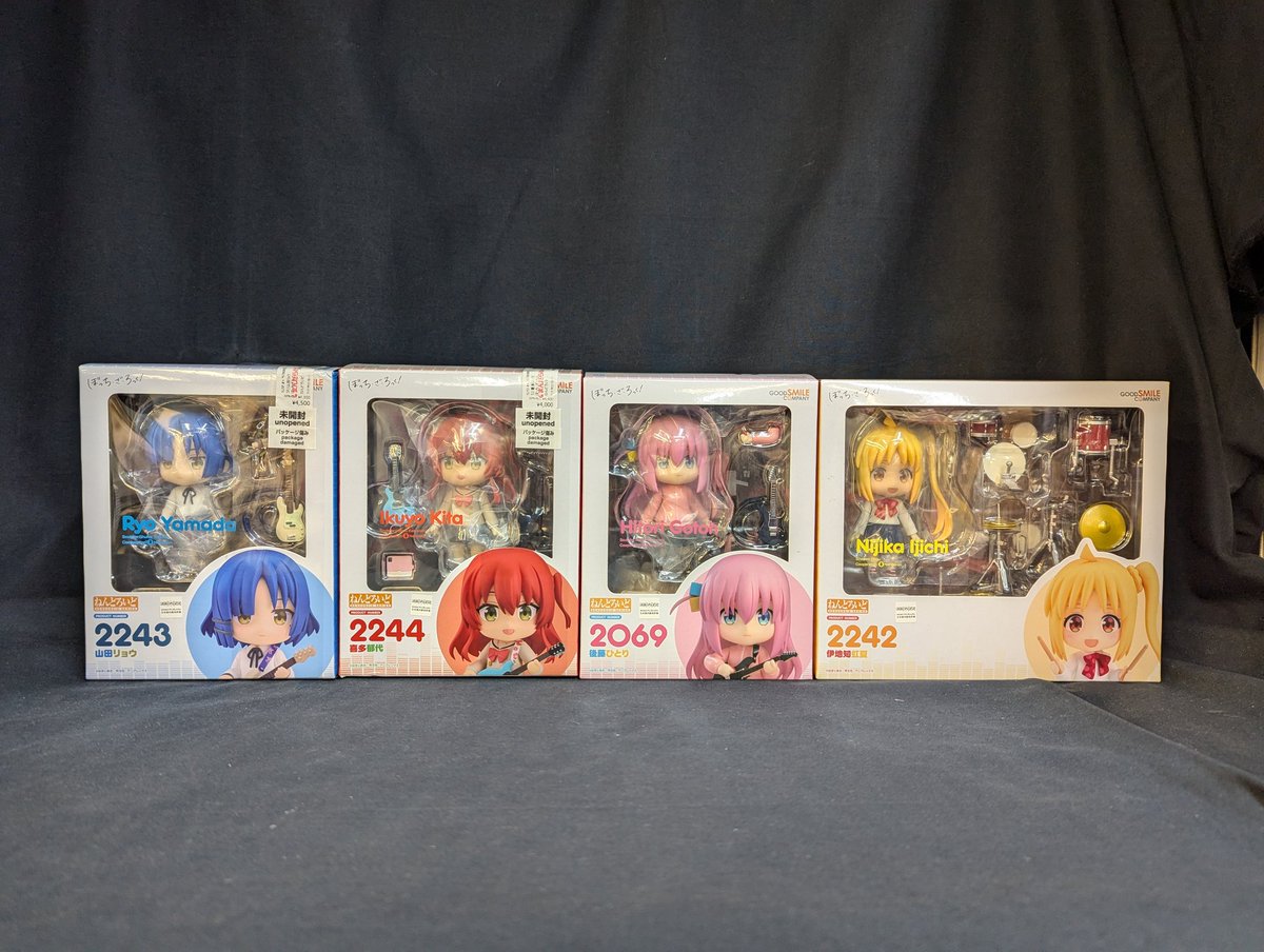 ねんどろいどぼっち·ざ·ろっく 結束バンドメンバーのねんどろいど入荷