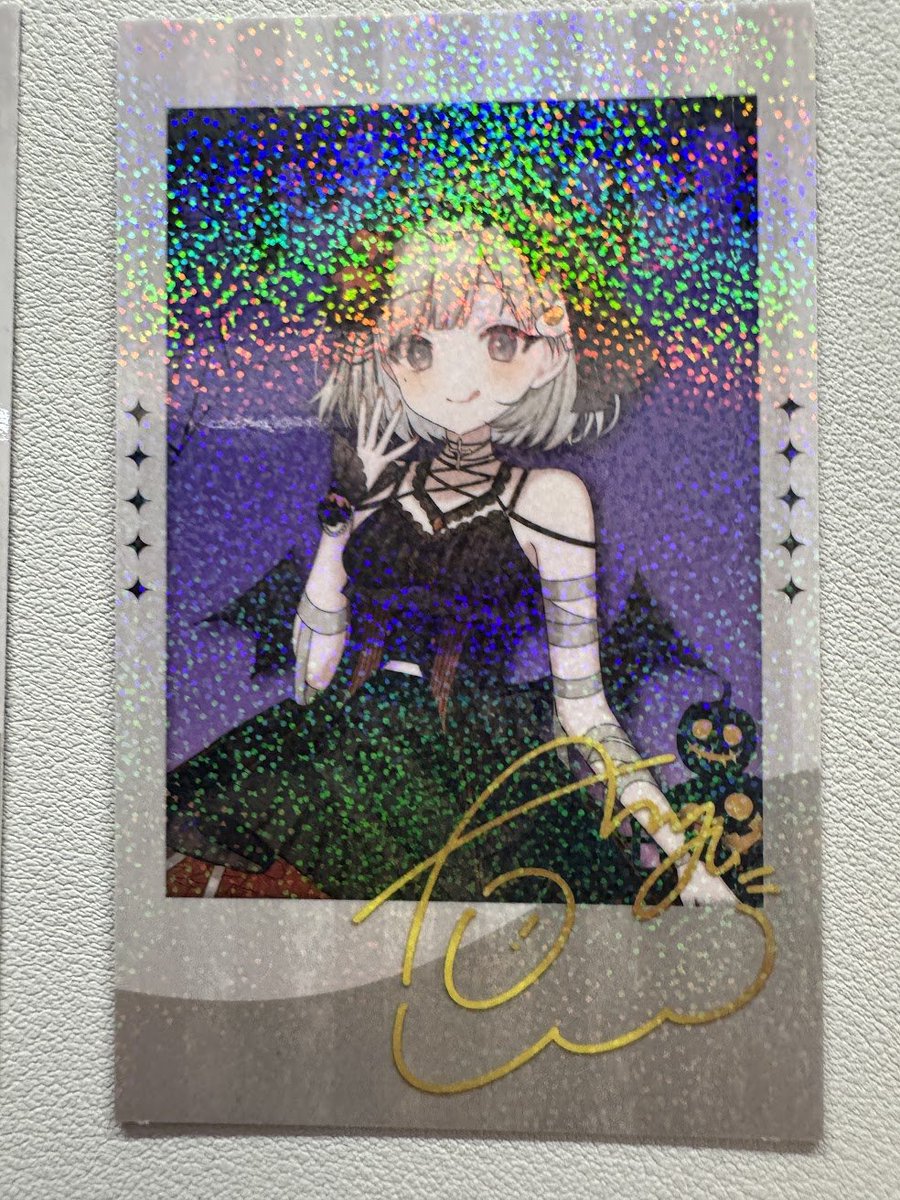 サイン入りチェキありがとう！ #杏夜くもり