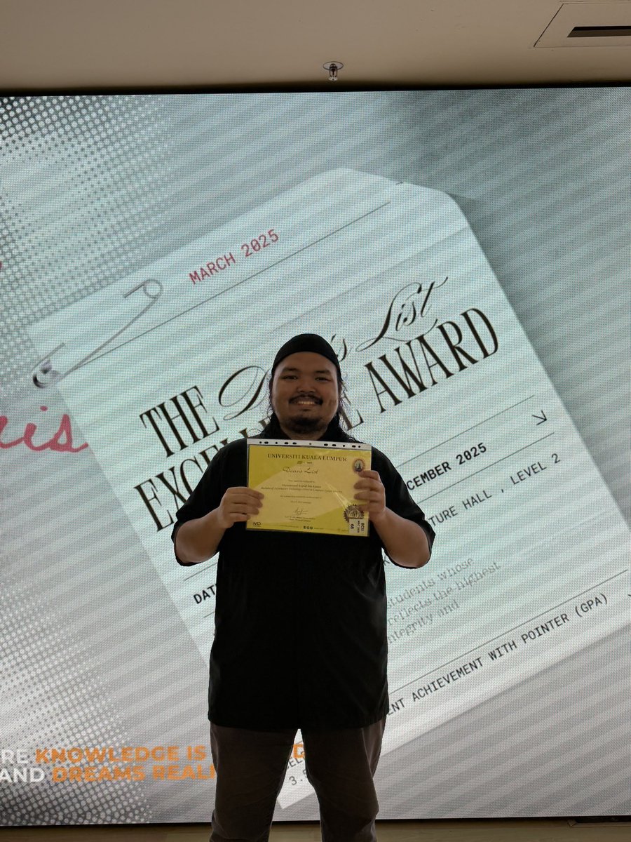 cepnang's tweet photo. Alhamdulillah

Another sem,another dean’s list

Jumaat Mubarak yall https://t.co/pNu3STKQog