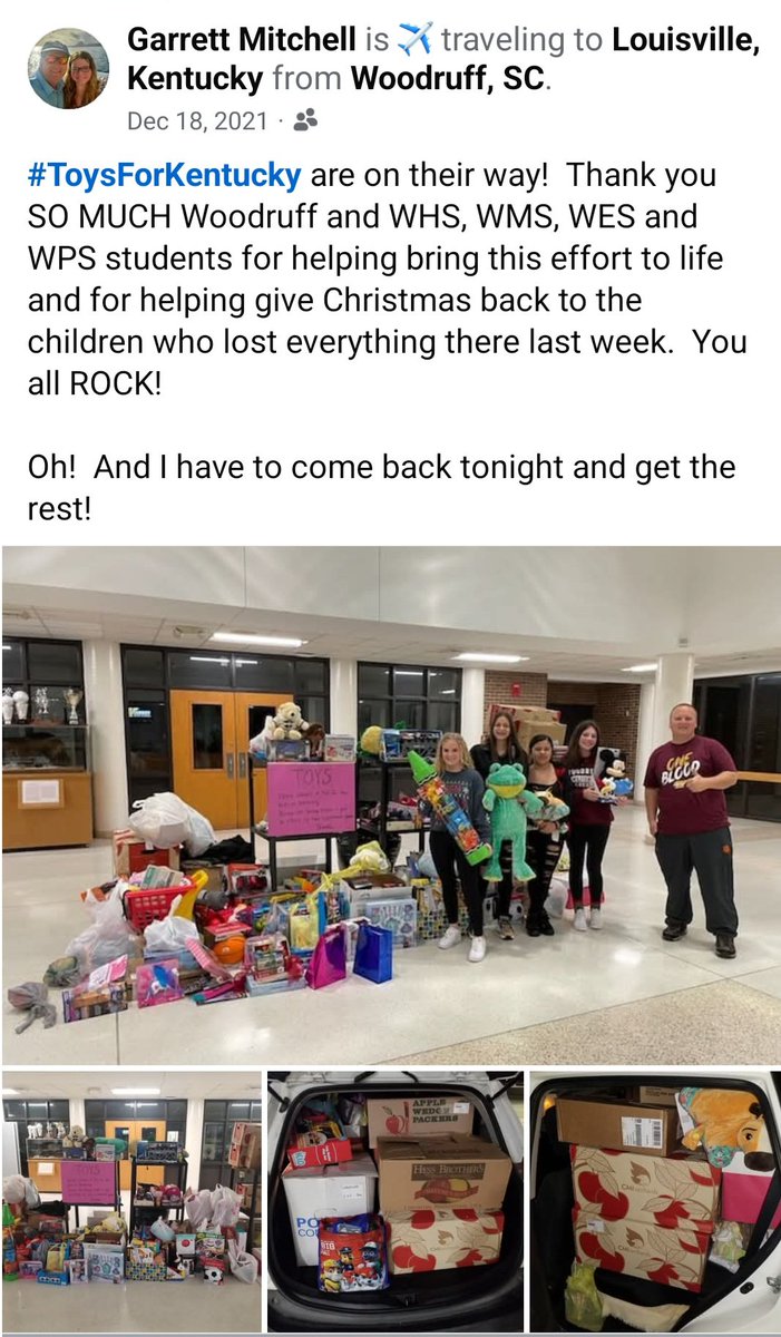 Cannot believe this was 4 years ago when <a href="/DormanHoops/">Dorman Basketball</a> and Woodruff basketball pulled off a miracle to help the kids of Western KY.  I met some wonderful people then and my prayer is life as you knew it before the tornado has returned.  Merry Christmas ya'll! <a href="/KingofBluegrass/">King of the Bluegrass Holiday Classic</a>