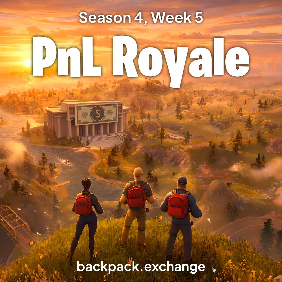 PnL Royale đang chính thức diễn ra 🏆

Tổng thưởng $100k, trao cho những trader có PnL thực nhận cao nhất.

Điều kiện tham gia: 
‣ Giao dịch từ $1 triệu+ khối lượng perp trong Tuần 5
‣ Đăng PnL lên X và tag @backpack

Nhiệm vụ sẽ diễn ra xuyên suốt Tuần 5,