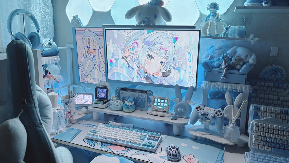 ray_mashiro's tweet image. 🔫🩵
#desksetup #kawaiisetup #ふもコレ