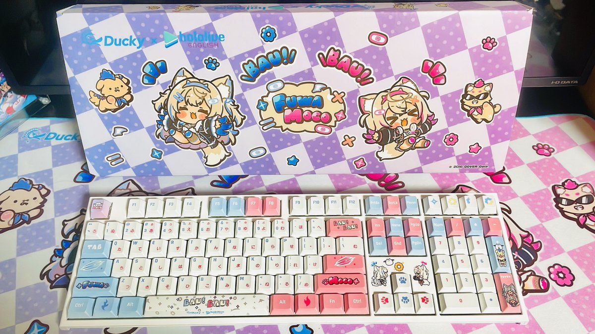 フワモコ キーボード・マット新品（Ducky × FUWAMOCO 限定）