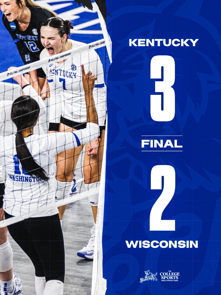 BlueChipsBBN's tweet photo. ABSOLUTE CINEMA. 

THE LADY CATS BEAT WISCONSIN AND ADVANCE TO THE NATIONAL CHAMPIONSHIP TO PLAY TEXAS A&amp;M ON SUNDAY😼 https://t.co/KyOE03nKEW