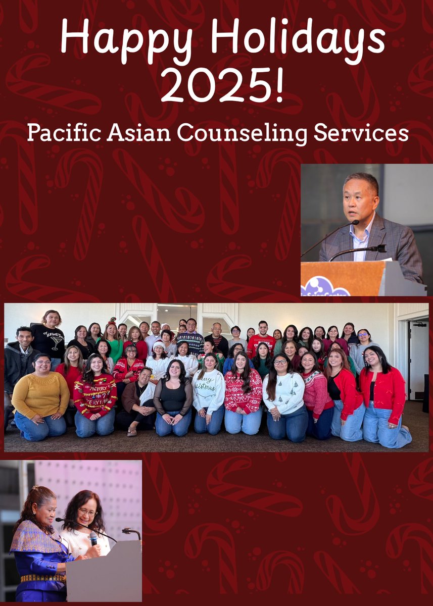 PACS_AAPI's tweet image. As we approach year-end, Pacific Asian Counseling Services is grateful for our team and the impact they have made across Los Angeles County. Wishing you and your loved ones a peaceful holiday season. pacsla.org