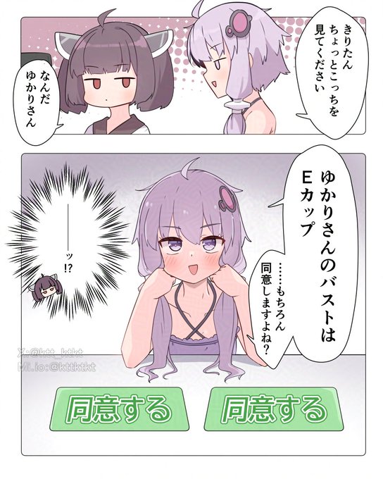 きりたんに同意させようとするゆかりさん

#78アート 