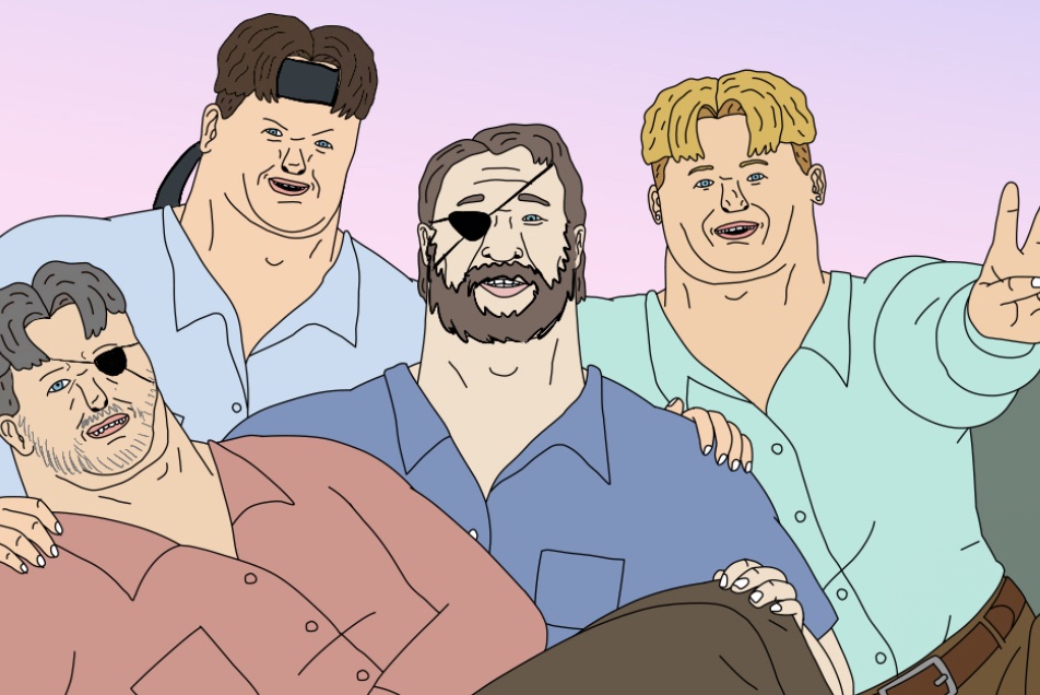 milktst's tweet image. What if big boss raised his boys right?