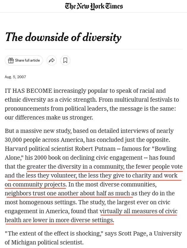 EndWokeness's tweet image. NYT really wants us to forget this study