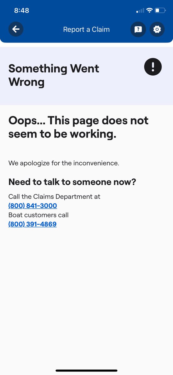 You know its planned when the entire app works fine but as soon as it’s for a claim it doesn’t. That goes for every app. When you try and cancel or something it always fucks up.