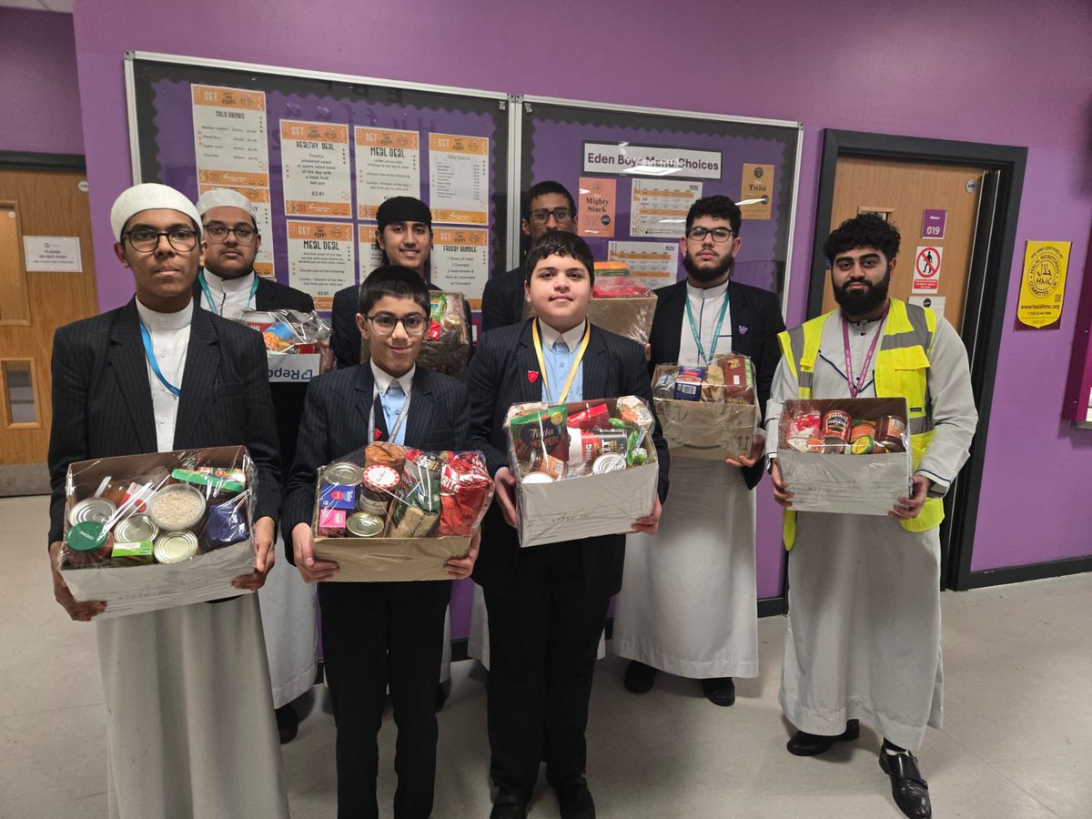 A big thanks to <a href="/edenboyspreston/">Eden Boys' School, Preston</a> for donating wonderful food parcels to Noor Food Bank. We are really grateful for their continued support over the years and the difference it makes to local families. #foodbank #Preston #Lancashire #donate #help