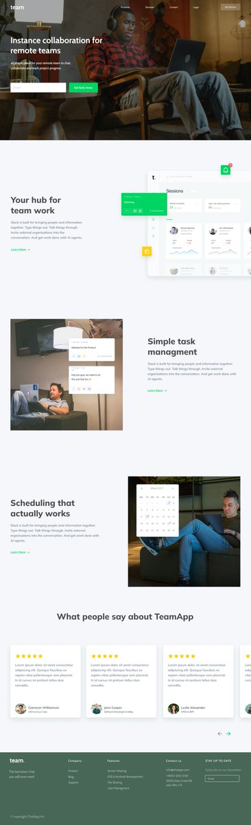 Ivan_zsk's tweet image. finished this home page design wdyt?