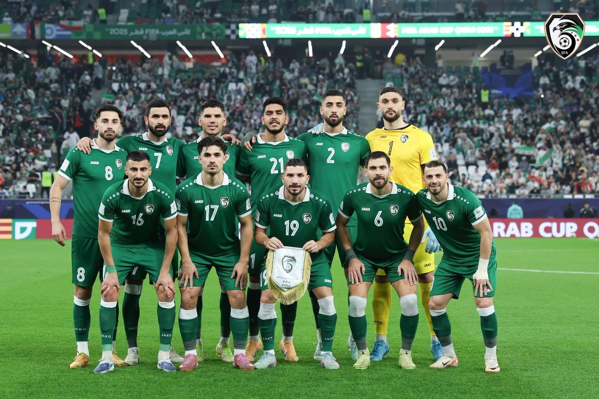 المنتخب السوري يحقق جائزة الفيفا بـ اللعب النظيف بكأس العرب 💚.
#سوريا 
#المنتخب_السوري