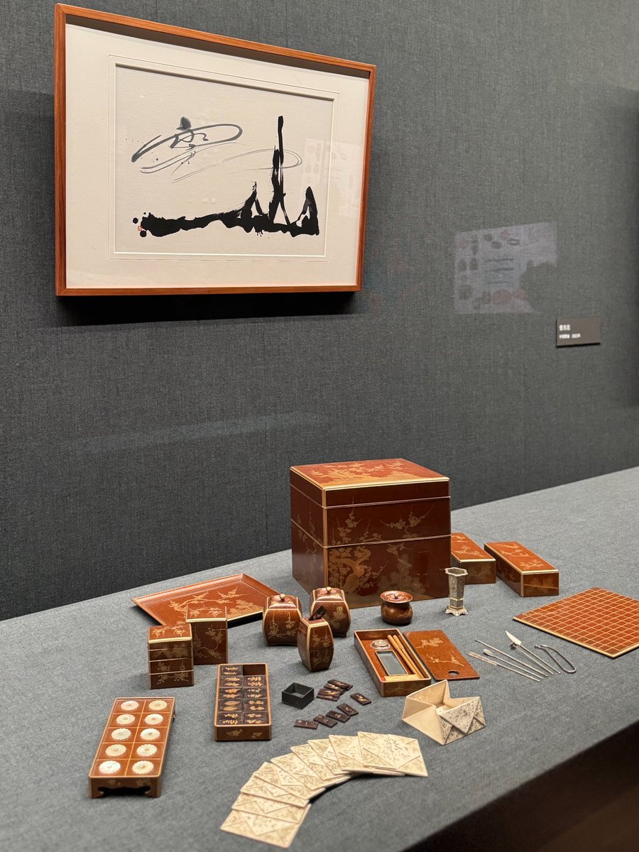 直筆水墨画 晩秋月夜に狸 直筆水墨画 晩秋月夜に狸