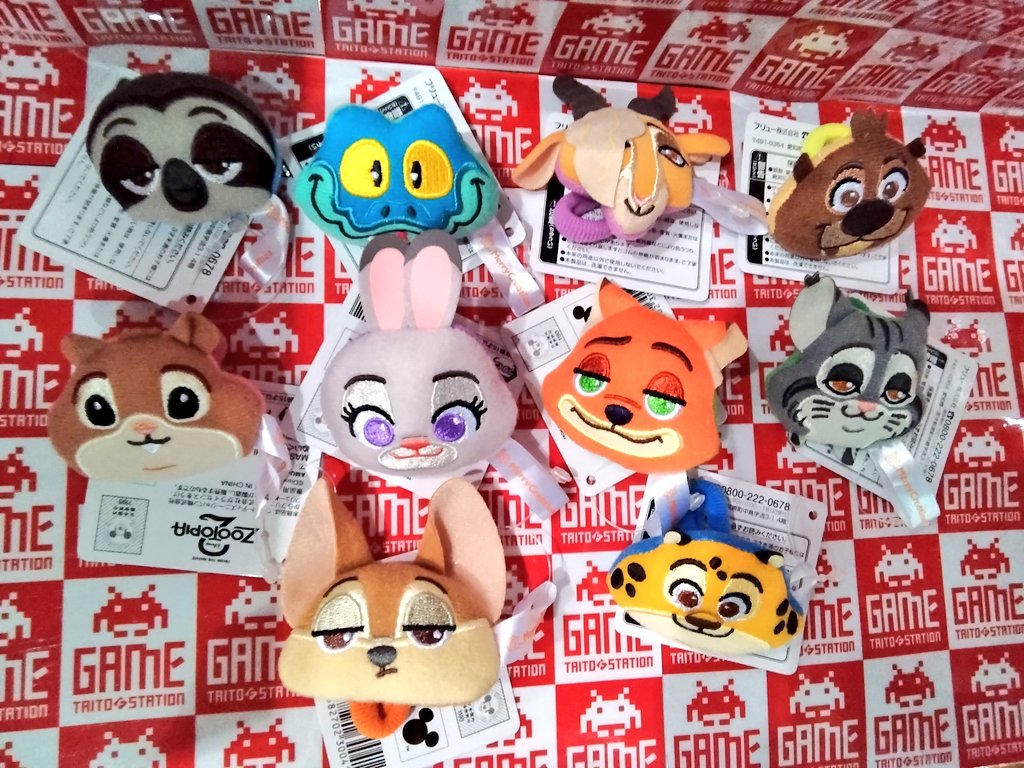 プライズ】本日新入荷！ 『#ズートピア2 ＃MASHIMASHI ぬいぐるみ