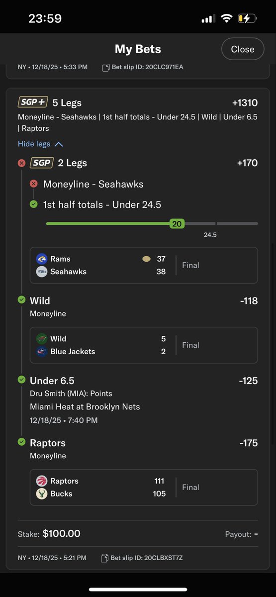 basedcheeks's tweet photo. how did this ticket lose? @betmgm fix this https://t.co/SgjookWmhY