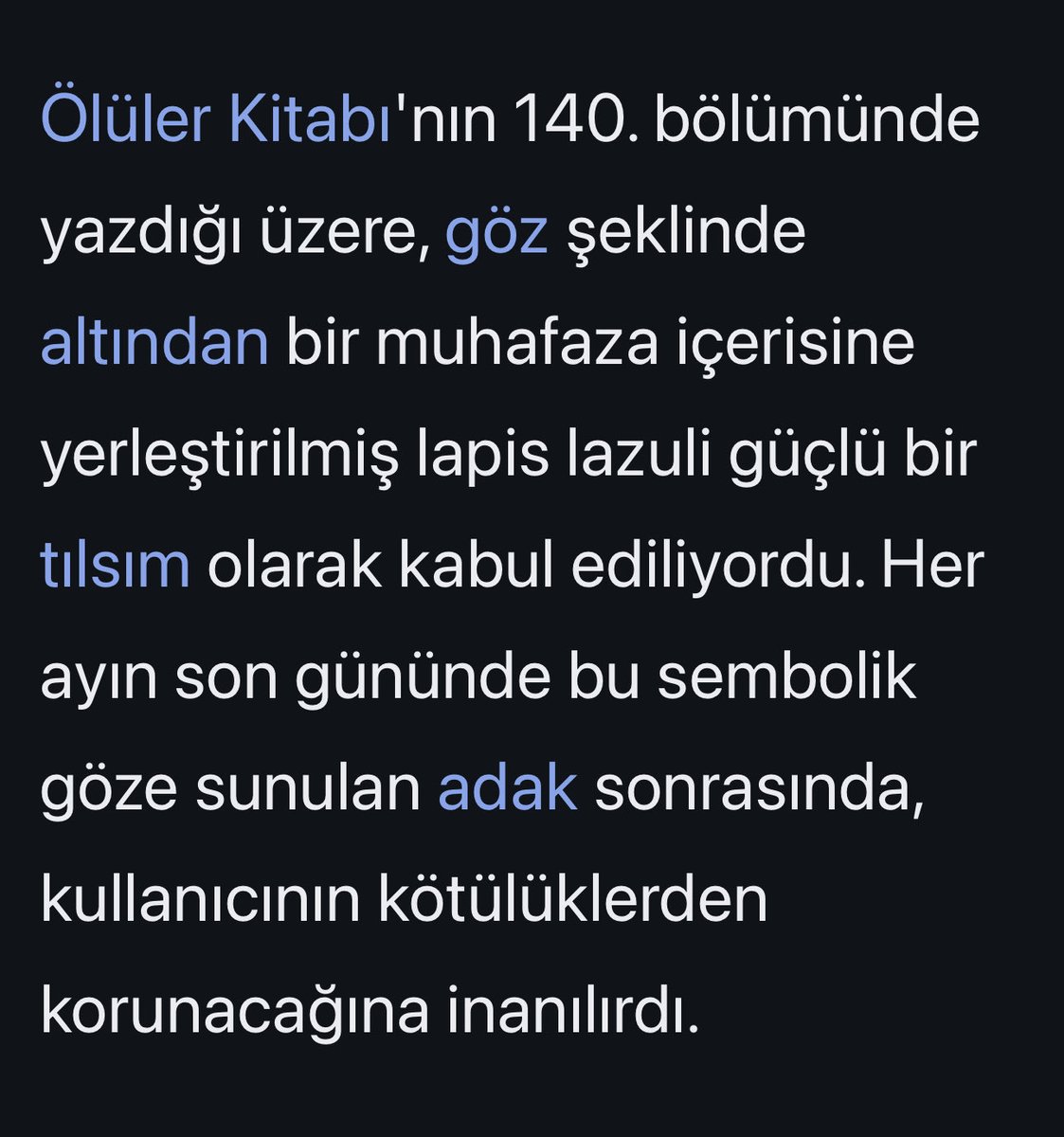 yeniumut__'s tweet image. Antik putperest/pagan Mısır'ın batıl inancı hala bazılarınca kabul görüyor. Ne komik değil mi?! Çoğunluk farkında bile değil nazar taşının nereden geldiğinin... #nazar #nazarboncuğu #nazartaşı #Lapislazuli #lacivert