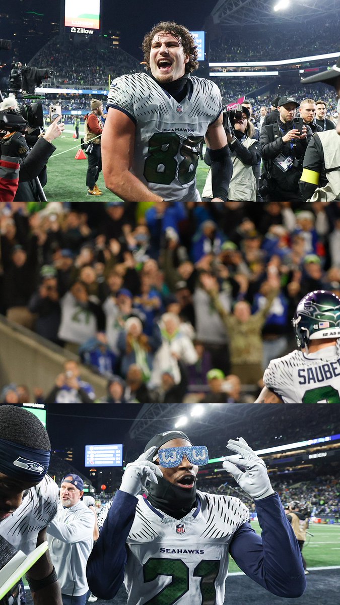 NFL's tweet image. Click around to see that first place feelin' 🙌