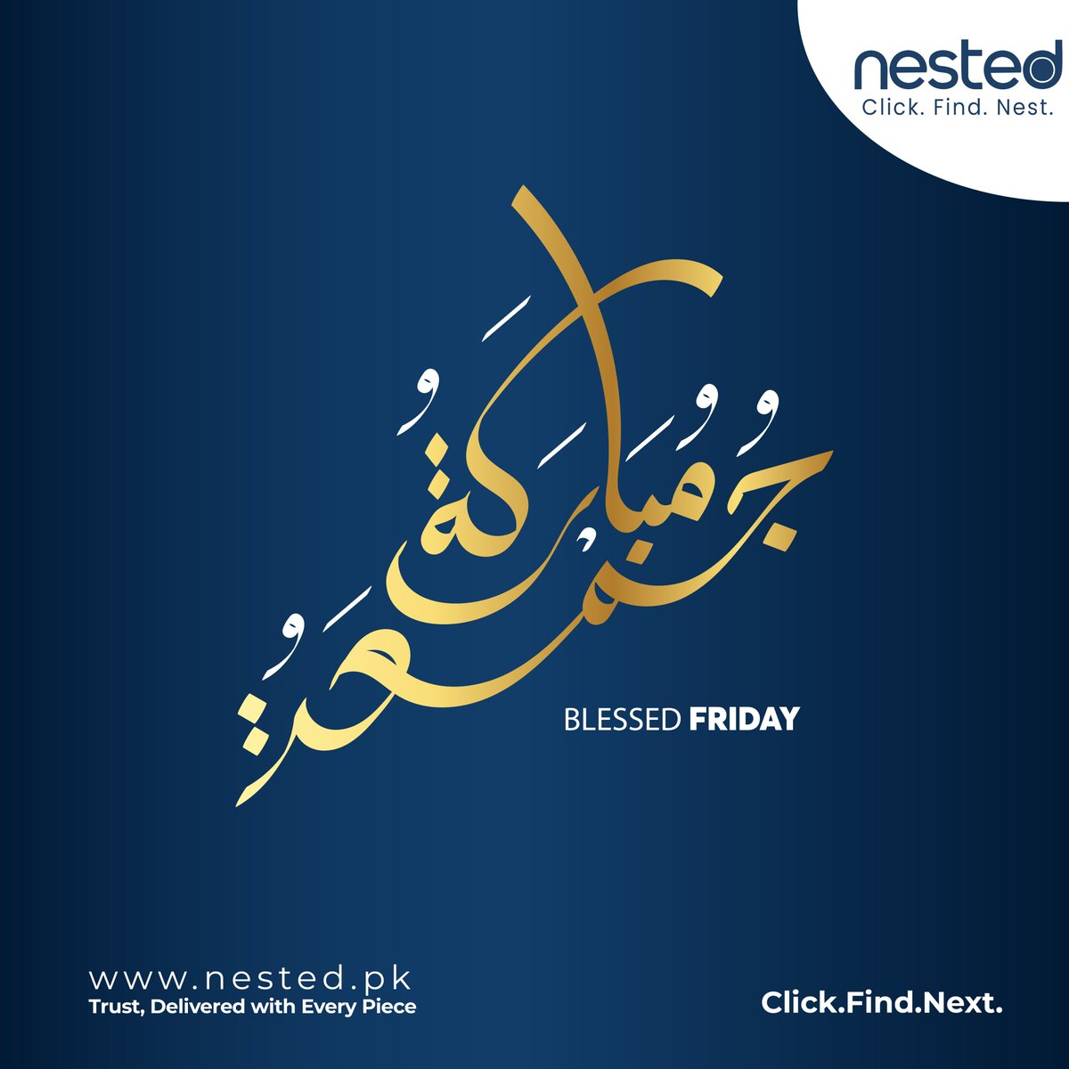 NestedPk's tweet image. 𝗛𝗮𝗽𝗽𝘆 𝗙𝗿𝗶𝗱𝗮𝘆! 💙

Wishing you a peaceful Jummah and a relaxing weekend from nested.pk 🏡

𝗣𝗮𝗸𝗶𝘀𝘁𝗮𝗻’𝘀 𝗙𝗶𝗿𝘀𝘁 𝗢𝗻𝗹𝗶𝗻𝗲 𝗙𝘂𝗿𝗻𝗶𝘁𝘂𝗿𝗲 𝗠𝗮𝗿𝗸𝗲𝘁𝗽𝗹𝗮𝗰𝗲 &amp;amp; 𝗛𝗼𝗺𝗲 𝗱𝗲𝗰𝗼𝗿 

#nestedpk #JummahMubarak  #Friday