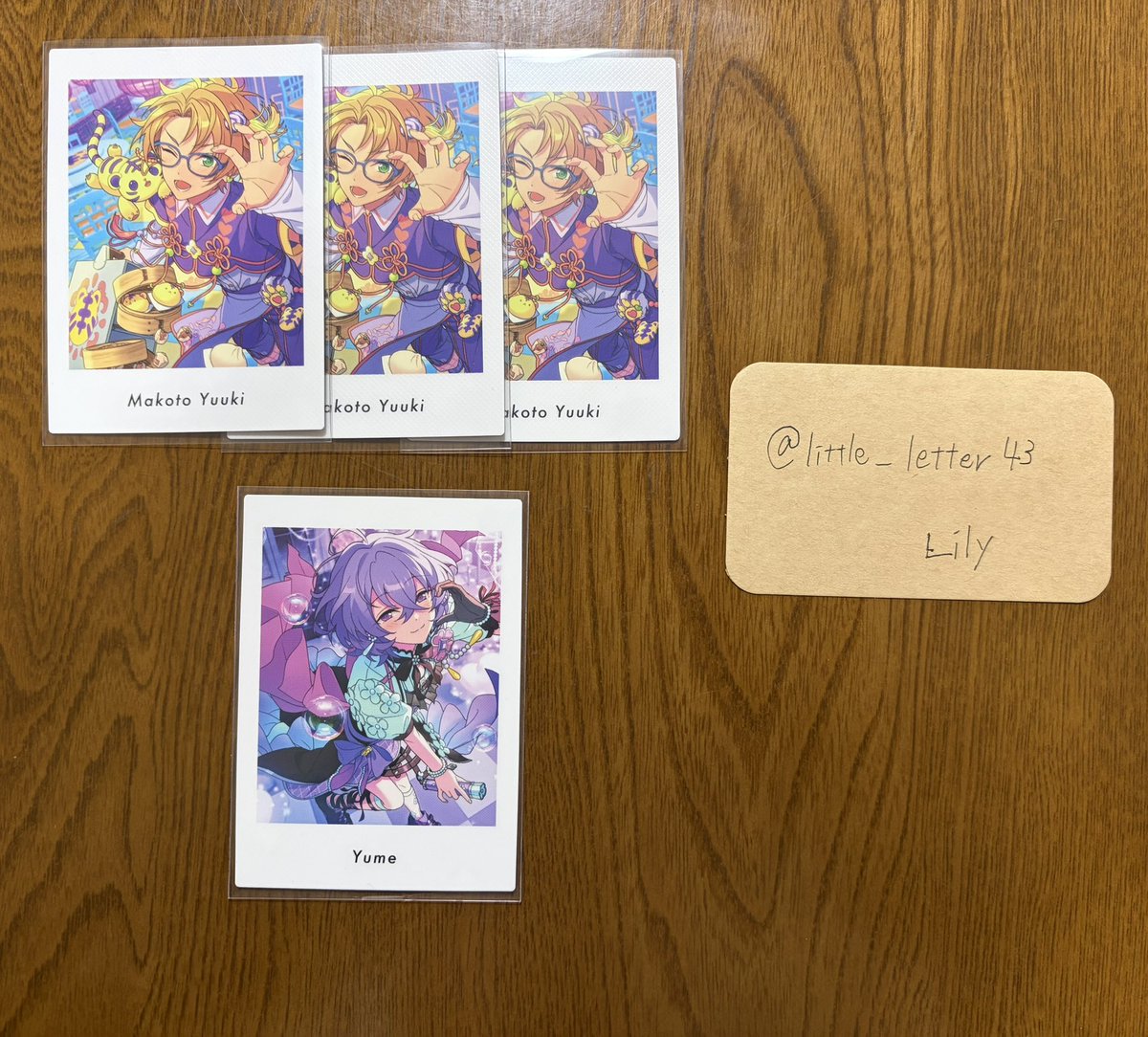 【交換 / 譲渡】 あんスタ ぱしゃっつ P.A.shots!!  vol.6 Action

求:同種A斑>>91/枚＋送料

譲:画像1と2

※数表記ないものは1枚のみです
※斑必要枚数に達するまでは譲渡お断りする場合あり
※纏めての方優先
※郵送のみ
検索からでも気軽にお声掛け下さい🌸