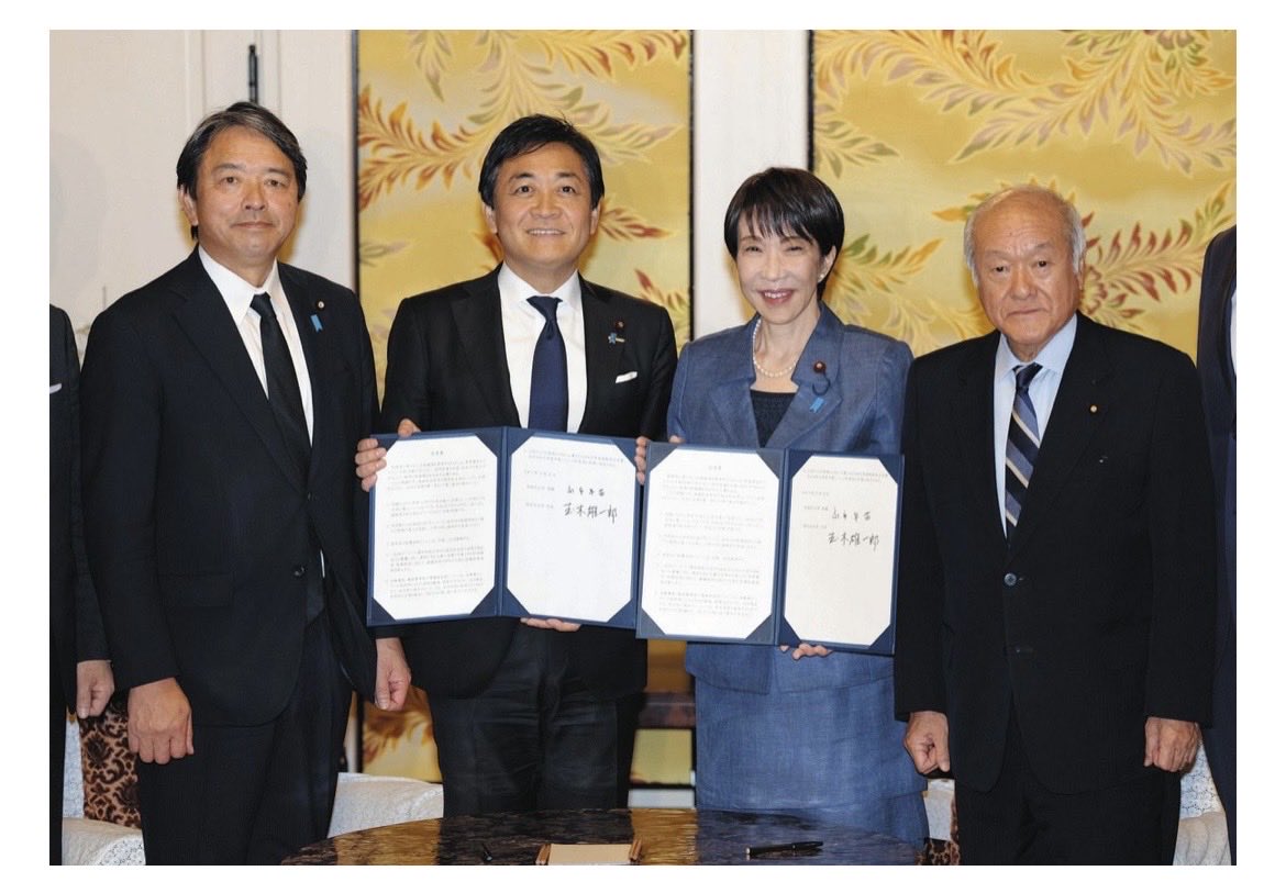 所得税の非課税枠を160万から
178万円に引き上げ