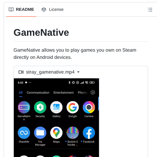 Steam client for Android devices

github.com/utkarshdalal/G…