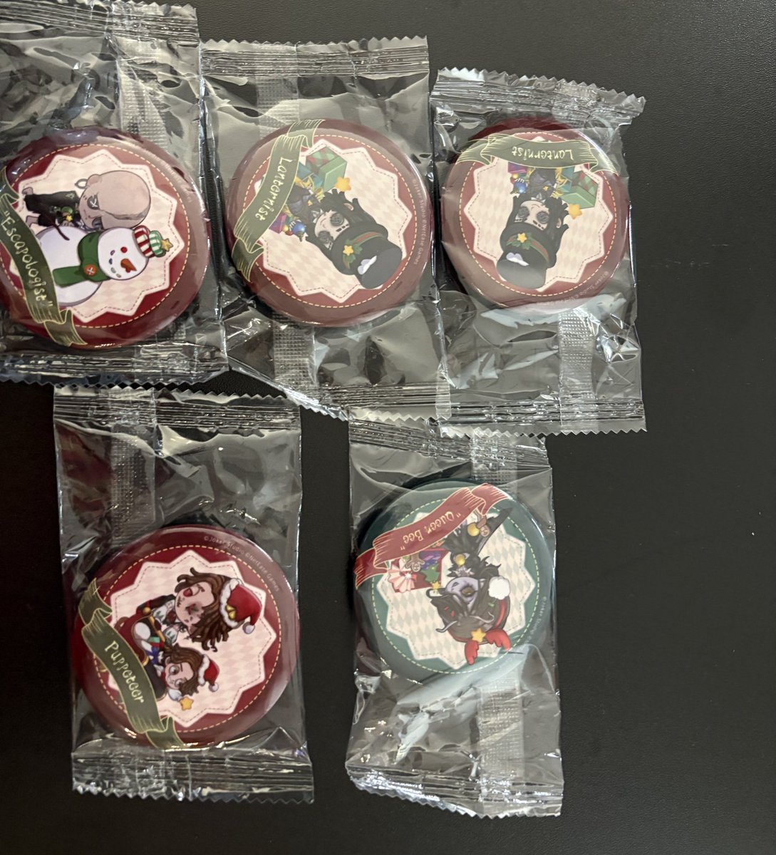 交換】第五人格 IJL 特典缶バッジ 譲 →人形師、女王蜂、脱出マスター