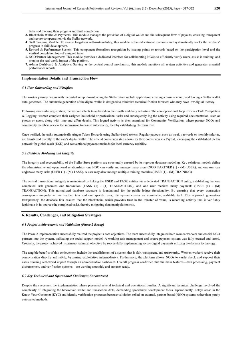 Stellar_Stree's tweet photo. Turning invisible work into visible value.
Stellar Stree explores how blockchain can recognize, verify, and reward women’s unpaid domestic work.

#Stellar #StellarStree #BlockchainForGood #WomenEmpowerment #Web3 #DecentralizedPayments #SocialImpact #research #Blockchain #Web3 https://t.co/99GJBtUFMZ