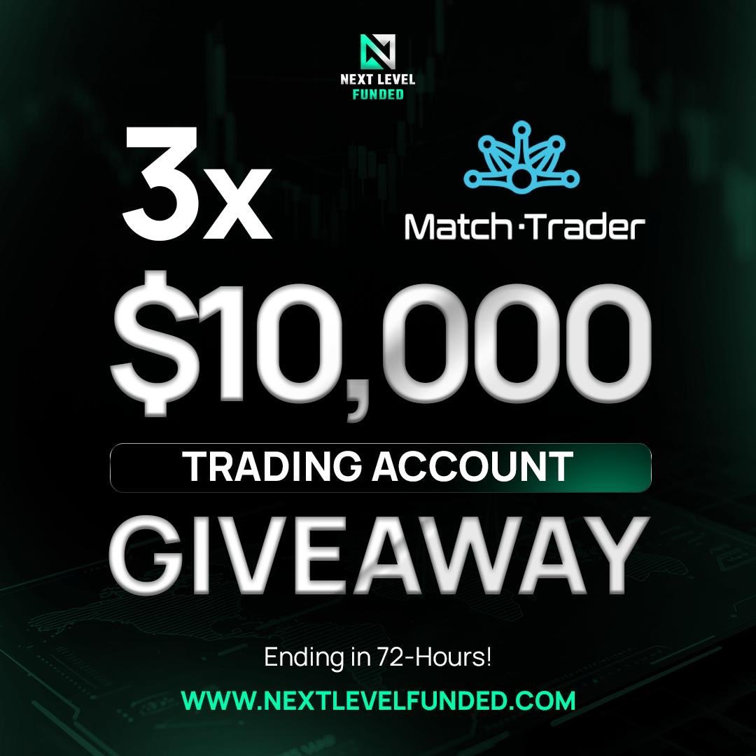 🎉 3× $10,000 Accounts GIVEAWAY! 🎉

How to enter:
1️⃣ Follow <a href="/NextLvlFunded/">Next Level Funded</a>, @gra_pips 
@alaminmisau 
<a href="/AfaaqFx/">Afaaq Fx</a> 
<a href="/HabibAhmard/">Habeeb 😎☠️</a> 
<a href="/SareedMangaree/">Mangaree✌️</a> 
2️⃣ Like ❤️ &amp; Retweet 🔁 this post
3️⃣ Tag 3 traders in the comments 👇

🏆 Winners in 72 hours using picker