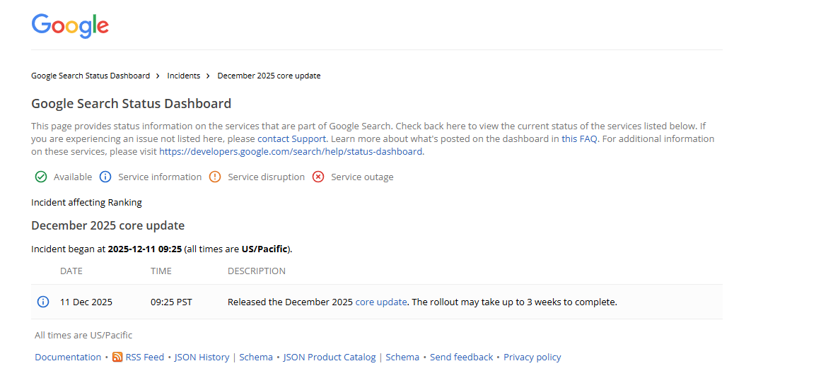 samu_pawar1's tweet photo. Google December 2025 Core Update is LIVE
Google now prioritizes:
✅ Real experience & expertise
❌ AI-only or thin content
🏆 Topical authority + intent match
Have you seen ranking changes yet? 👇
#GoogleCoreUpdate #SEO2025 #SEOUpdates #DecemberCoreUpdate https://t.co/L0YpJW97Cb https://t.co/Lqruaj4Vz8