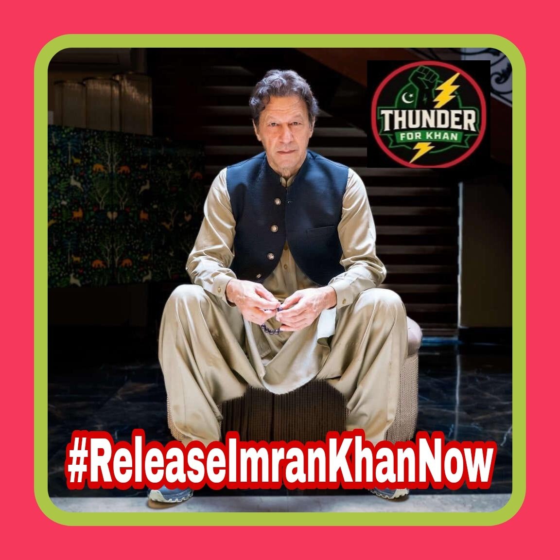 میں <a href="/PTI_workar/">ᔕYEᗪ ᒍᗩᐯIᗪ ᘔᗩᗪᗩ TIᖇᗰIᘔI</a>  خاموش تماشائی نہیں بن سکتا جب ایک منتخب لیڈر کو سیاسی بنیادوں پر قید رکھا جائے، کیونکہ یہ عمل عوامی رائے اور آئین دونوں کی نفی ہے۔ پاکستان کو انصاف پر مبنی فیصلہ سازی کی ضرورت ہے۔ #ReleaseImranKhanNow <a href="/SquadOfThunder_/">The Squad of Thunder ⚡</a>
