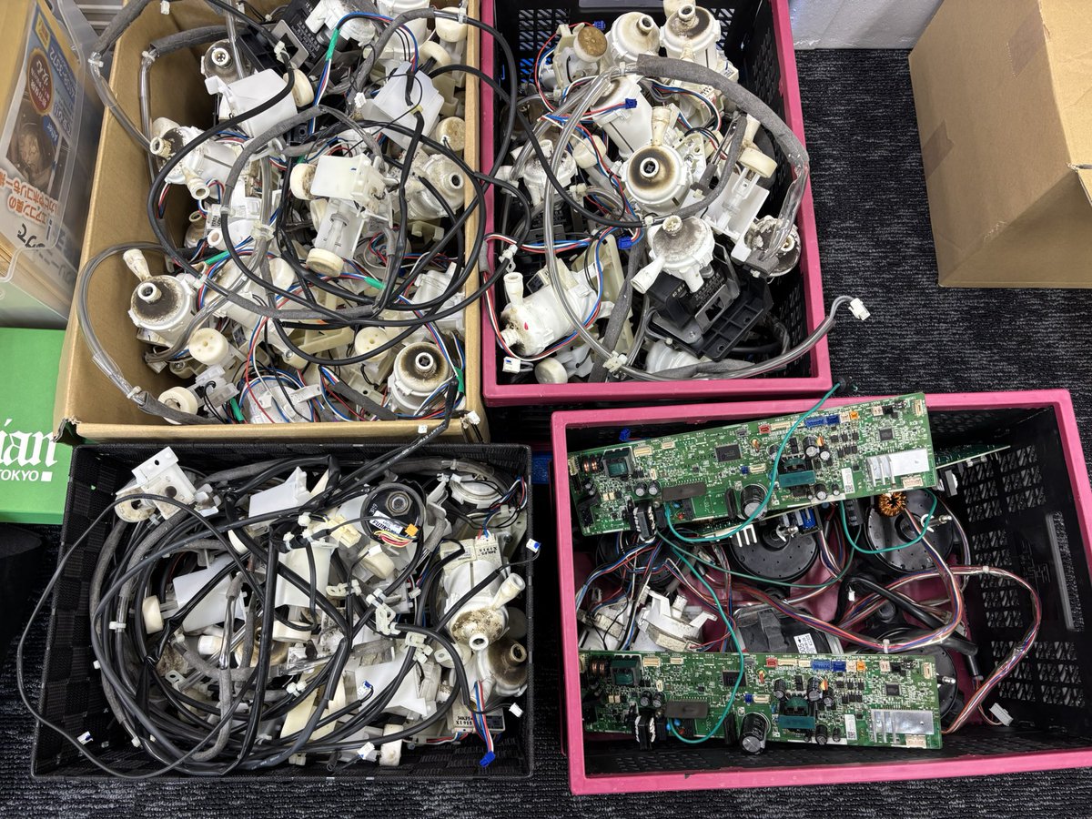 今月も沢山洗って沢山交換しました🤐

来月も宜しくお願い致します🫩🫩