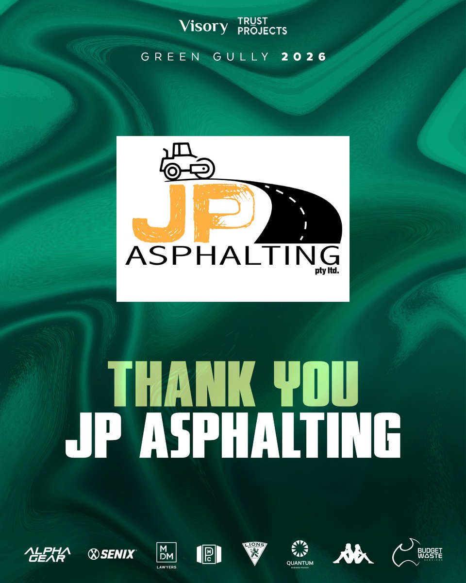 Huge thanks to JP Asphalting (Jamie + crew) for the top-quality repairs to our run-on area and their generous support of Green Gully SC. The upgrade is already making a difference - grateful for local businesses backing community sport. More improvements coming soon.