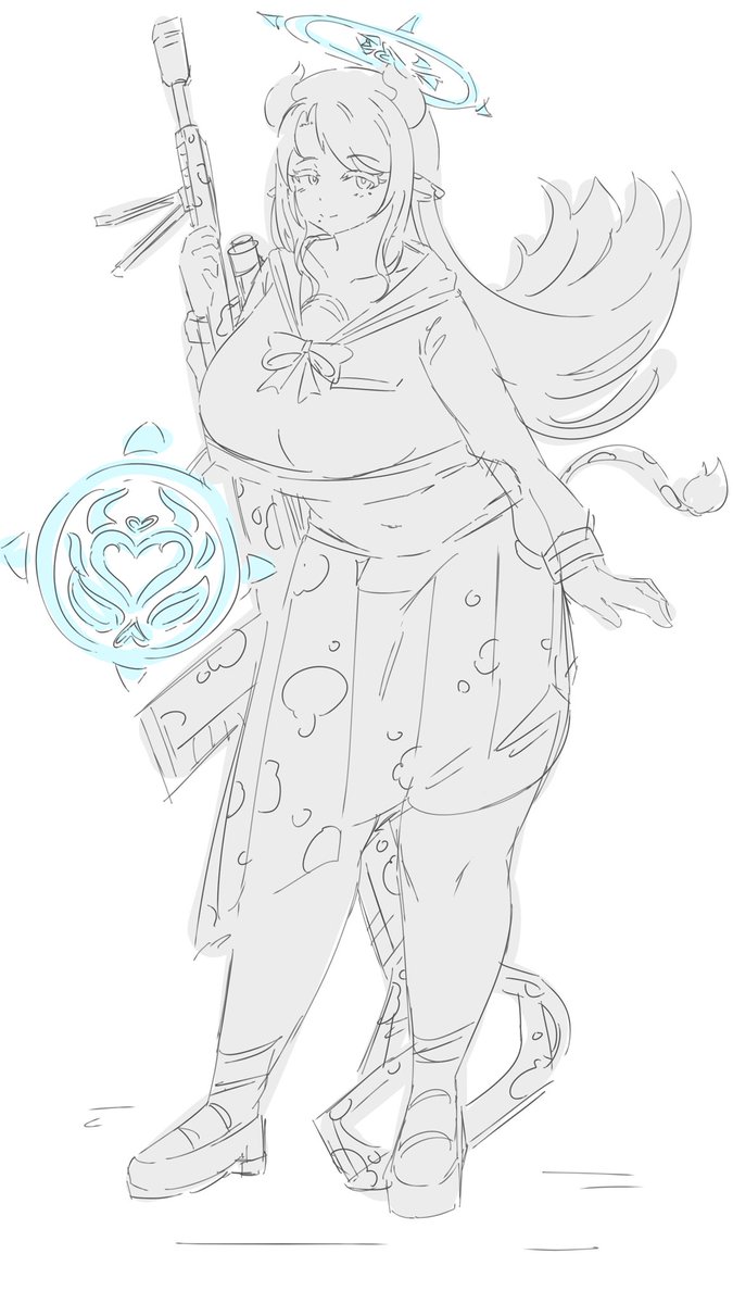 While you wait for Christmas art, take this 15m sketch of what