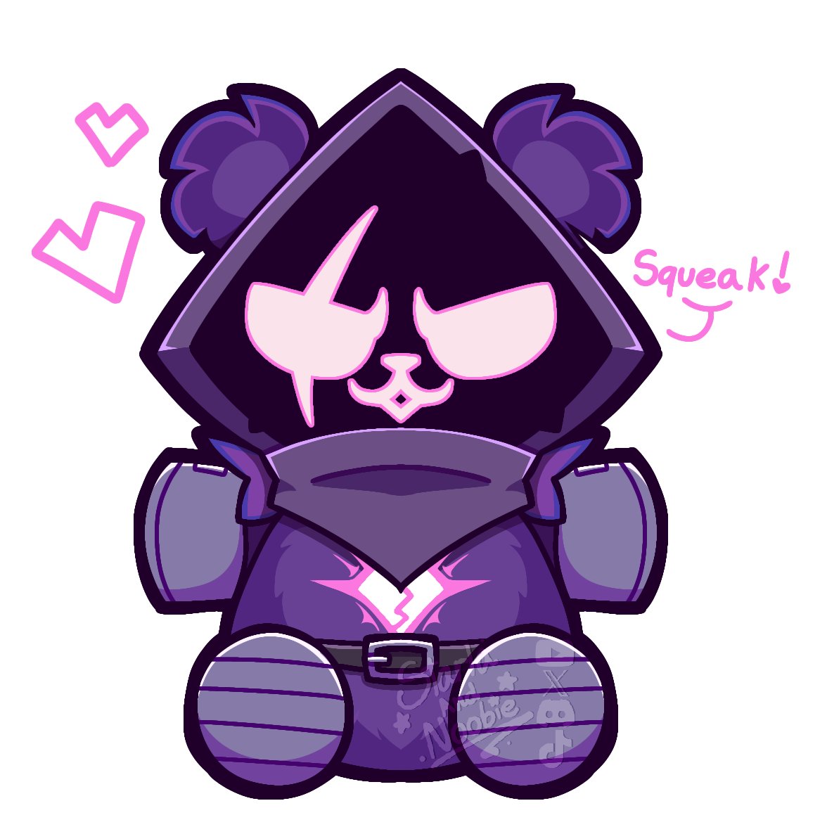 Raven Team Leader plushie!! 💜

#Fortnite #FortniteArt #art #RavenTeamLeader