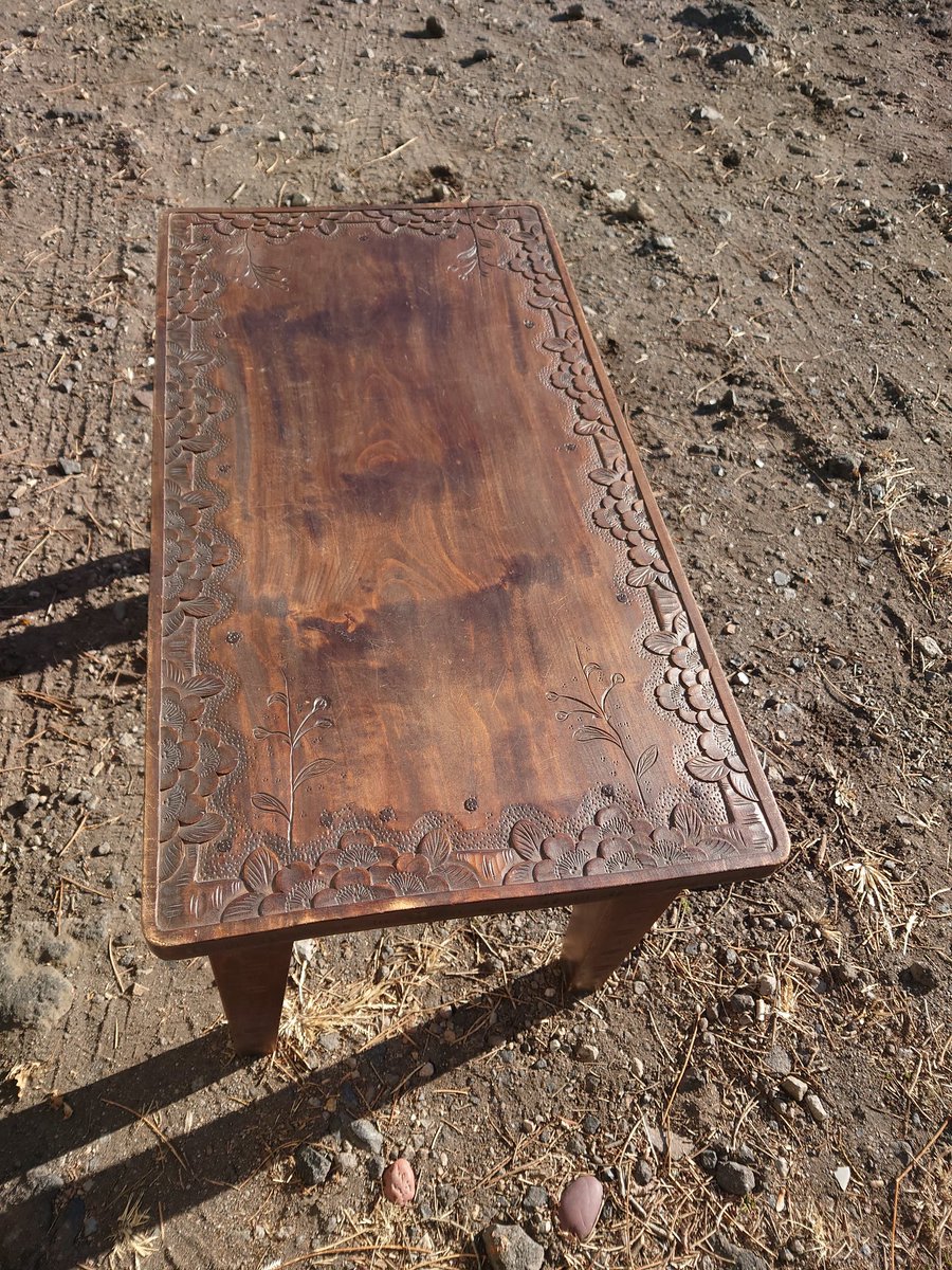 買っちゃった 軽井沢彫 たまたま骨董屋さんで見つけまして、 おそらく