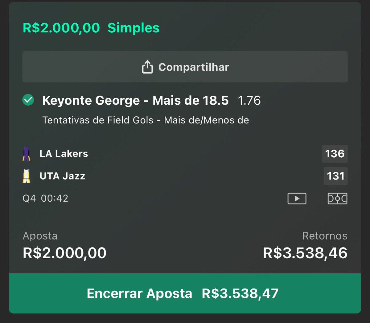 paganelletips's tweet image. EU ACABEI DE FAZER MAIS DE 10 mil na NBA PORRA KRL VSF ESSE MERCADO DE FG EU SOU 01 PORRA